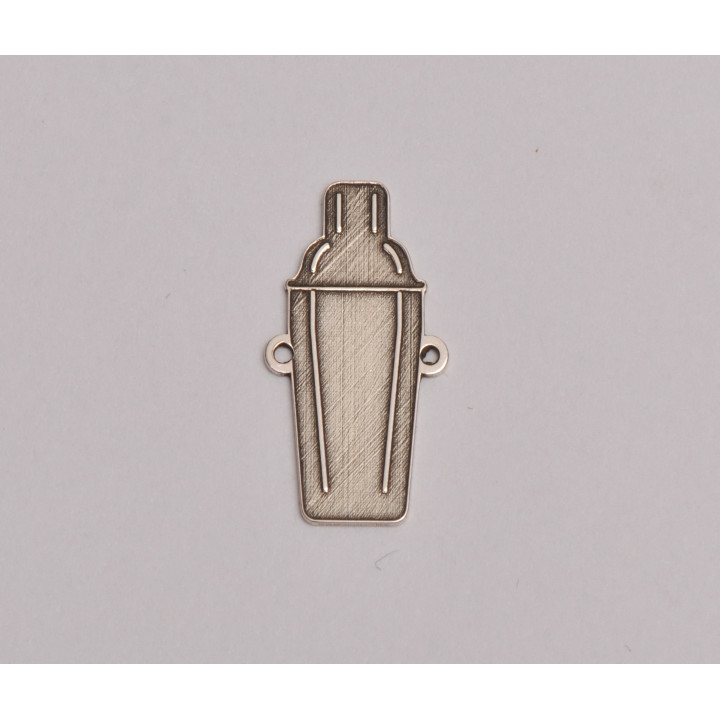 E0101-Link decupat argint 925 Aparat foto 16,5x11mm 0.5mm