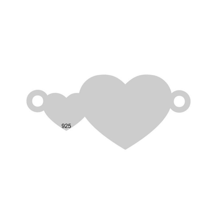 Pandant din argint personalizabil pentru bratara 19MM 0.4mm G1856-N