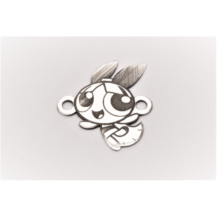 E0029-Blossom din argint 18mm x16.5mm  0.50mm 1 buc