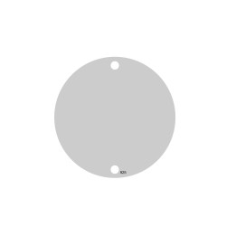 G0826-Charm banut argint 925 19mm cu 2 gauri si o za