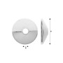 G0311-Capacel rotund conic 4mm argint 925 - bijuterii personalizate din argint | simoshop