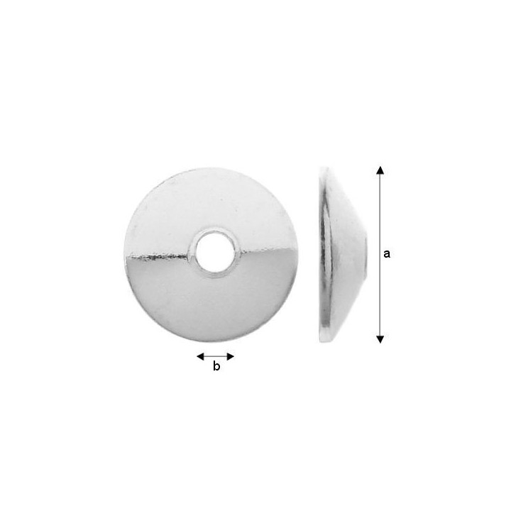 G0311-Capacel rotund conic 4mm argint 925 - bijuterii personalizate din argint | simoshop