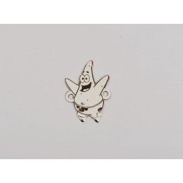 E0182-Link Spongebob din argint 925 15x16.7 0.5mm-1 buc