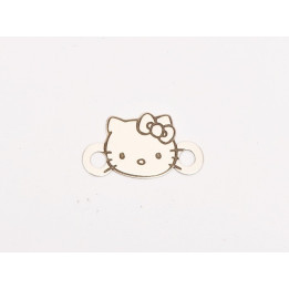 E0184-Link Hello Kitty din argint 925 10x17.5 - 0.33mm-1 buc