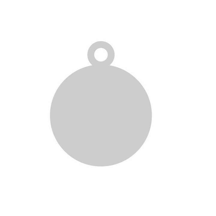 G0789-Charm banut argint 925 9mm 0.4mm - bijuterii personalizate din argint | simoshop