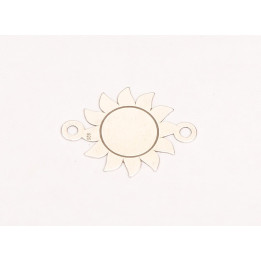 E0070-G-Link soare din argint 925 21x15-0,4mm-1 buc