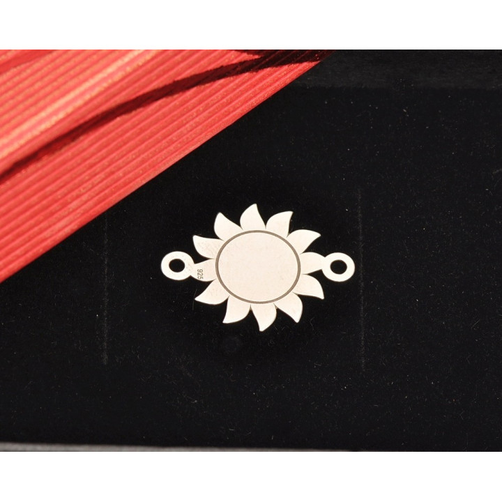 E0070-G-Link soare din argint 925 21x15-0,4mm-1 buc
