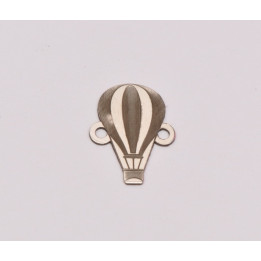 E0223-G-Link Balon aer cald -  decupaj  Argint 925 dimensiuni 16x12x0.5mm-1buc