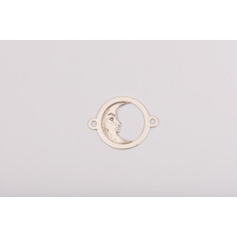 E0108-Link cerc 16.5mm 0.4mm decupat cu luna 1 buc