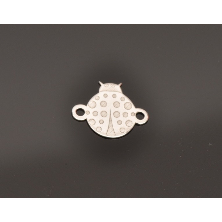E0226 - Link Buburuza din Argint 925 13x15x0.5MM-1 buc