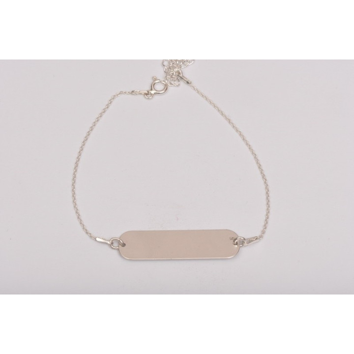E0127 Link oval pentru bratara 35mm x 10mm 0.4mm