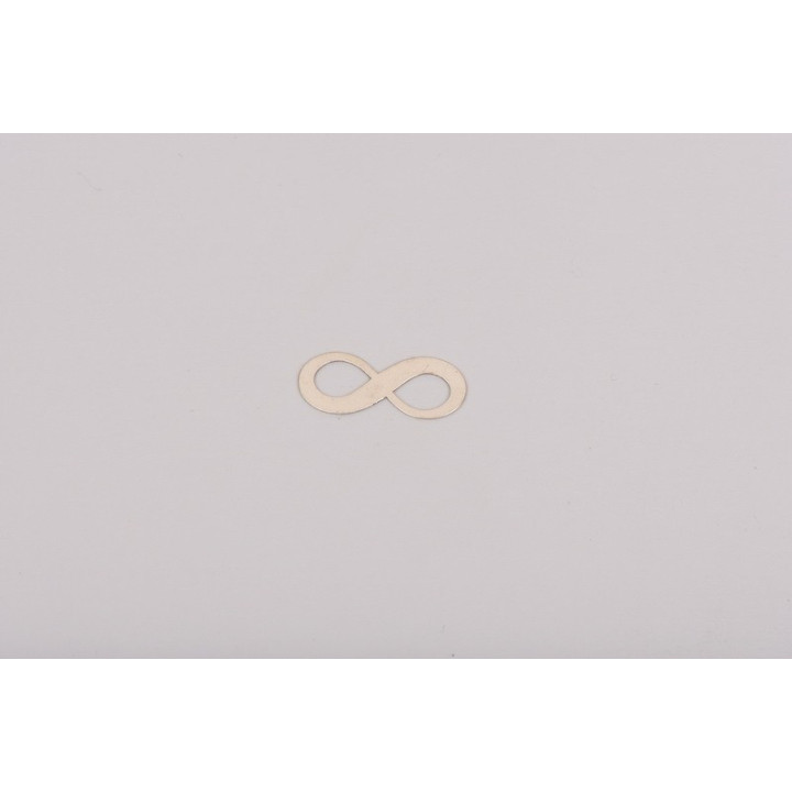 E0095 Link infinit din argint 16.5 x 7mm 0.4mm