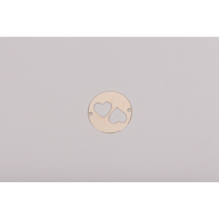 LASER-CUT-013-Charm rotund din argint 925 diametru 15mm decupat model aripi ver 3