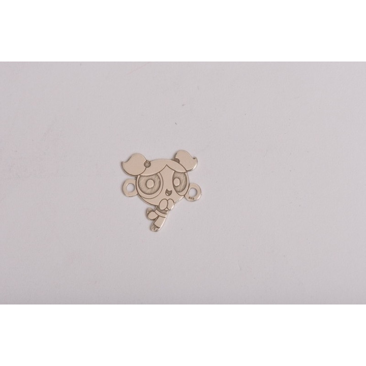 E0030-Bubbles din argint 18mm x17mm  0.50mm 1 buc