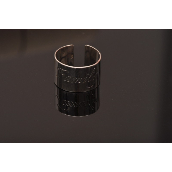 E0124 Inel reglabil personalizabil latime 12mm