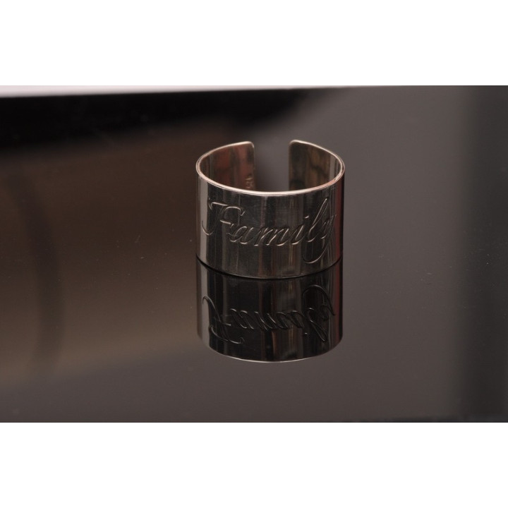 E0124 Inel reglabil personalizabil latime 12mm