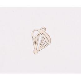E0235-N-Decupaj Parapanta Ag925 22x14x0.6mm