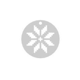 E0240 N Charm banut argint motive traditionale romanesti 16.5mm 0.33mm