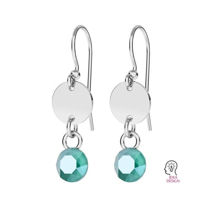 G1853-Charm argint 925 banut cu doua gauri 9mm-1buc