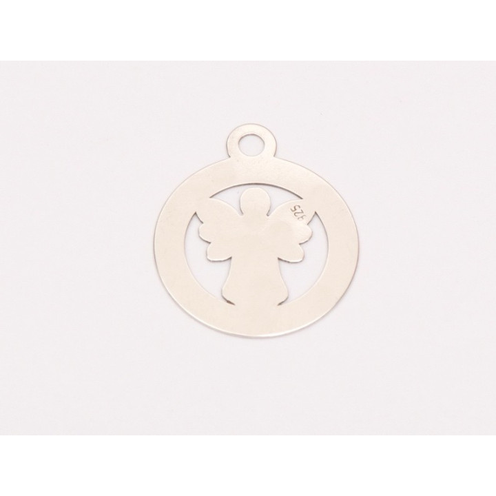 E0248-G-Decupaj "Iubirea mamei" din Ag925 18.5x22x0.4mm-1buc