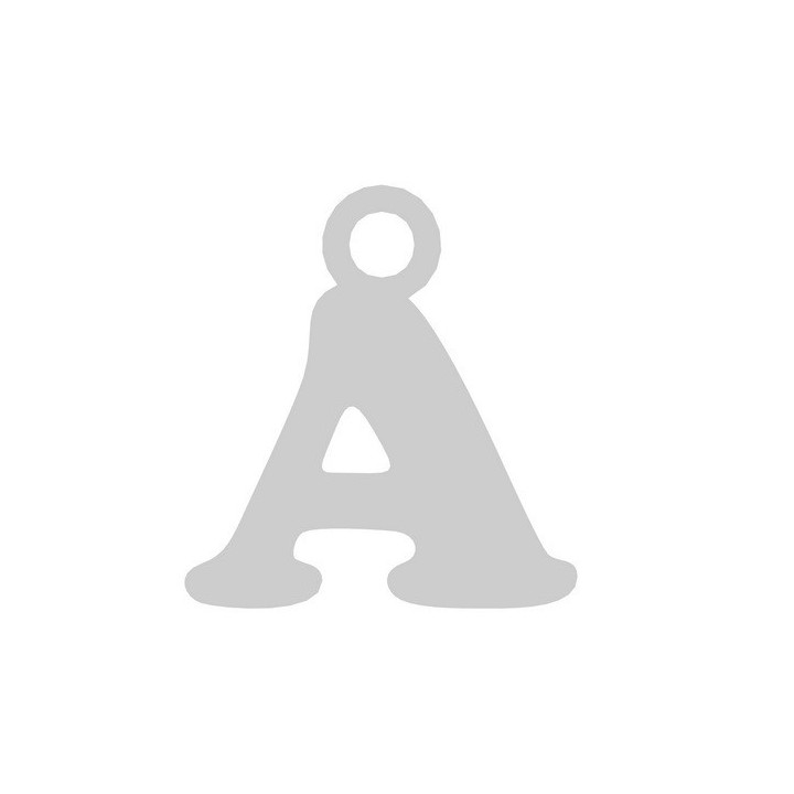 E0267-N-Pandant litera din argint 925 14.5mm 0.5mm