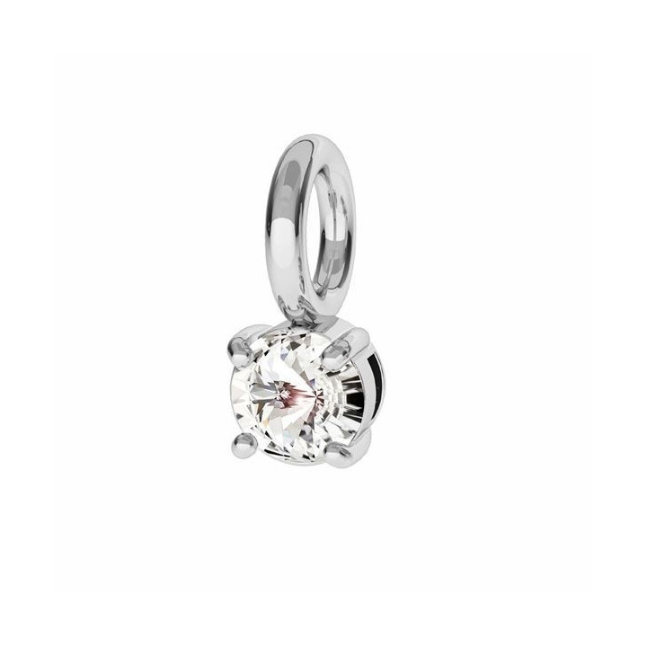 G0414-Pandantiv Argint 925 Crystal 3MM Zirconiu-1 bucata