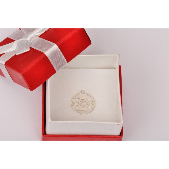 E0286-N-Charm Glob Snowflake 16.5mm 0.4mm  1 buc