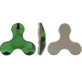 P1838-SWAROVSKI ELEMENTS 2708 Dak Moss Green 8x8.7mm 1 buc - bijuterii personalizate din argint | simoshop
