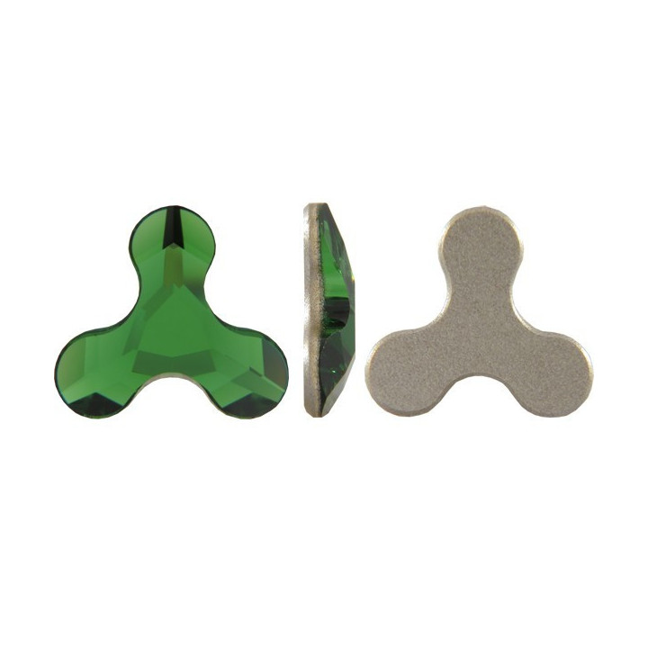 P1838-SWAROVSKI ELEMENTS 2708 Dak Moss Green 8x8.7mm 1 buc - bijuterii personalizate din argint | simoshop