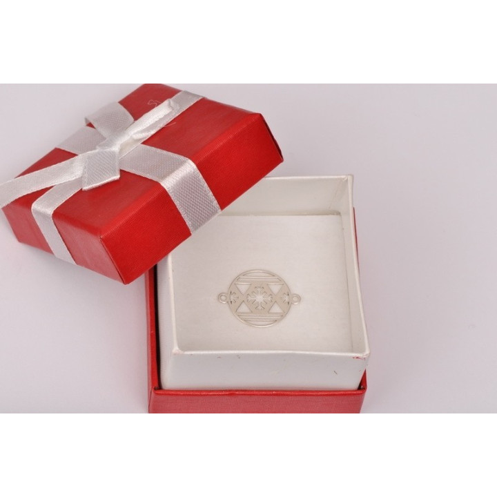 E0287-N-Link Glob Snowflake 16.5mm 0.4mm  1 buc