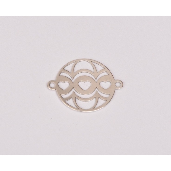 E0288-N-Link Glob Heart 16.5mm 0.4mm  1 buc