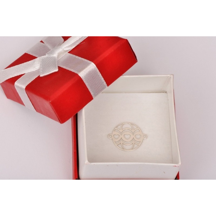 E0288-N-Link Glob Heart 16.5mm 0.4mm  1 buc