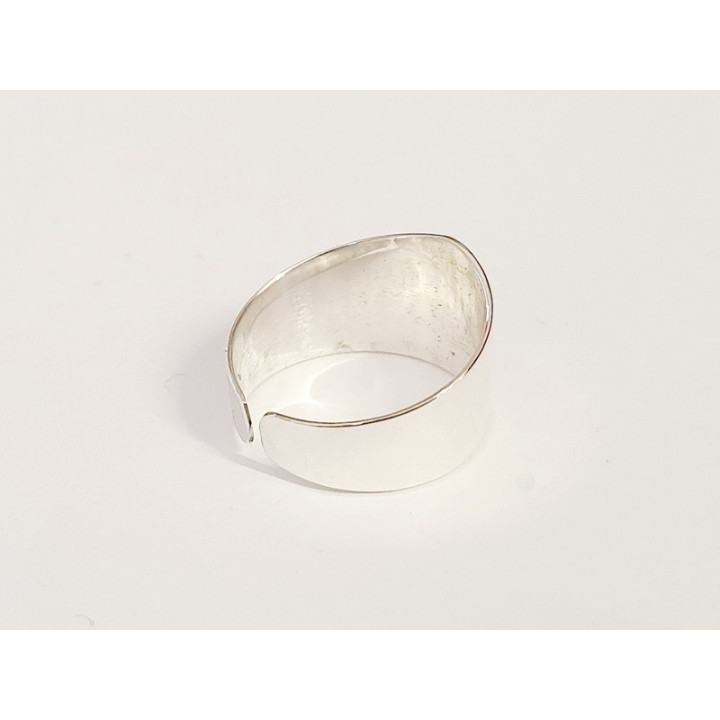 F0024-N-Inel reglabil din argint latime 12mm 0.6mm