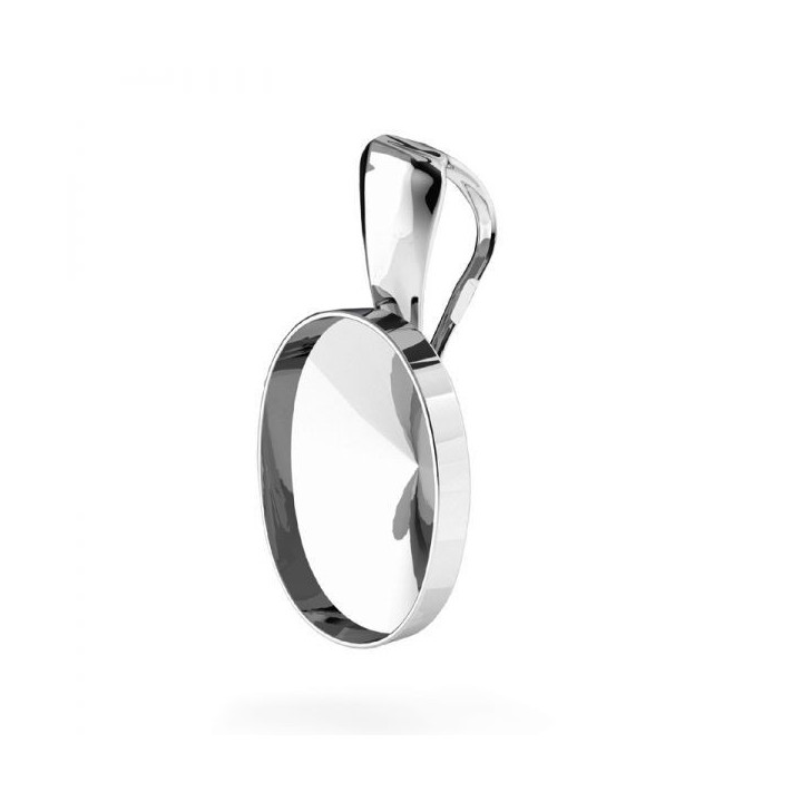 G0421-Baza pandantiv cu agatatoare Rivoli oval 4122 14mm-1 buc