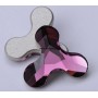 P1842-SWAROVSKI ELEMENTS 2708 Amethyst 8x8.7mm 1 buc - bijuterii personalizate din argint | simoshop