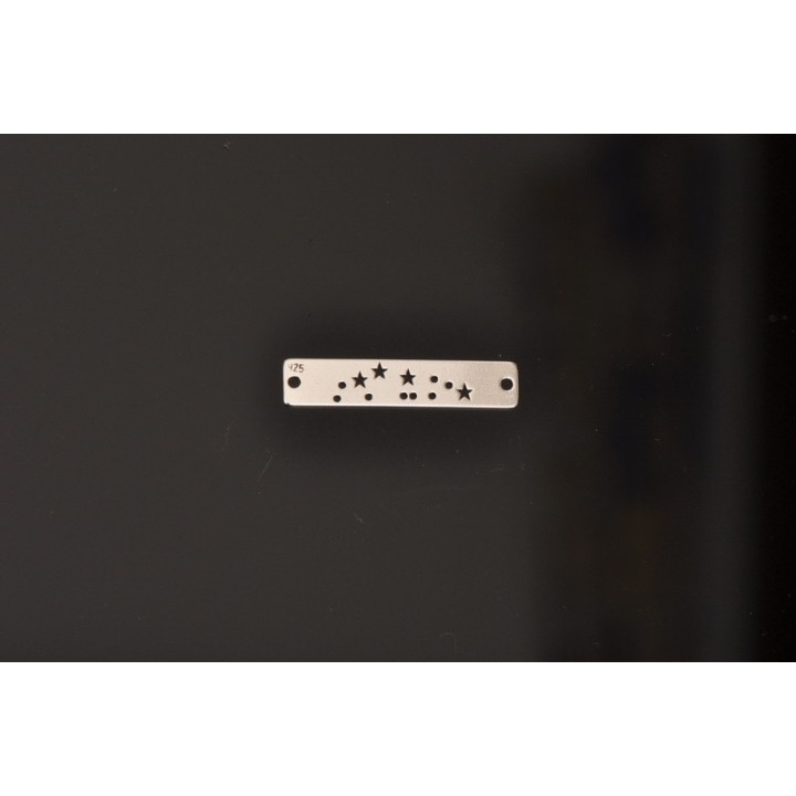 F0031-N-Link Constelatie Zodia Capricorn  25x5mm 0.5 - 1 buc