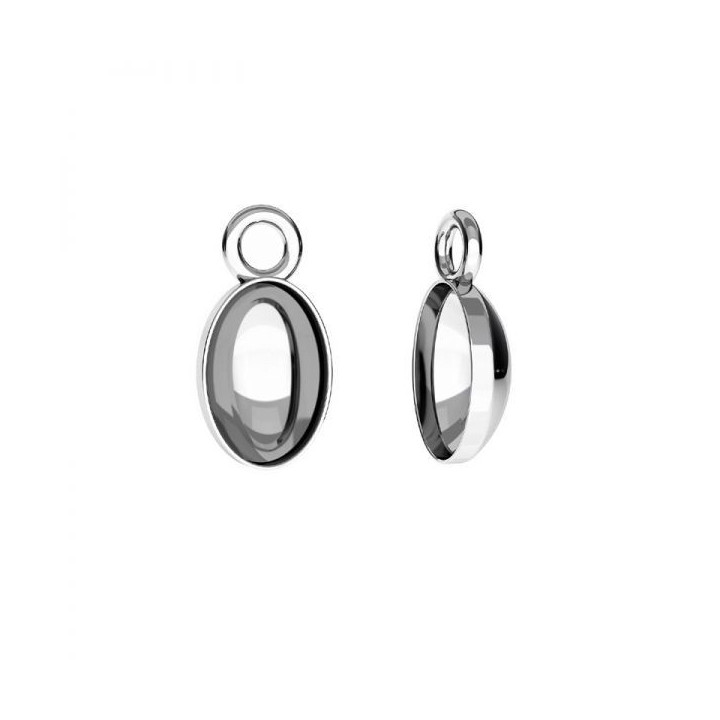 G0437-Baza Pandant 4120 Oval Fancy Stone 8x6mm-1buc