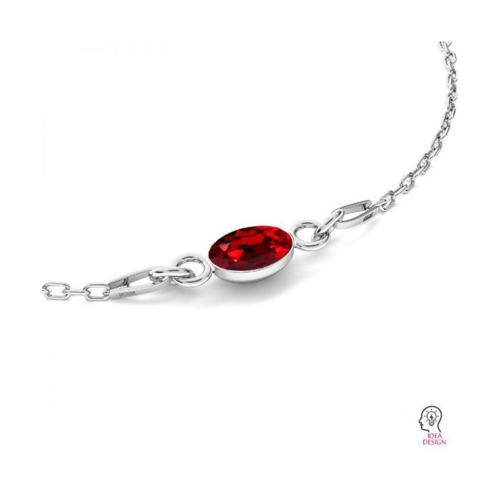 G0581-Baza Link 4120 Oval Fancy Stone 8x6mm-1buc