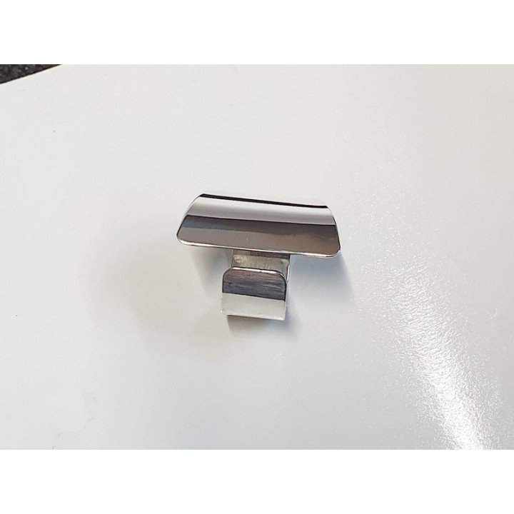 F0010 N Inel reglabil din argint 925 asimetric 25mm/10mm  0.6mm