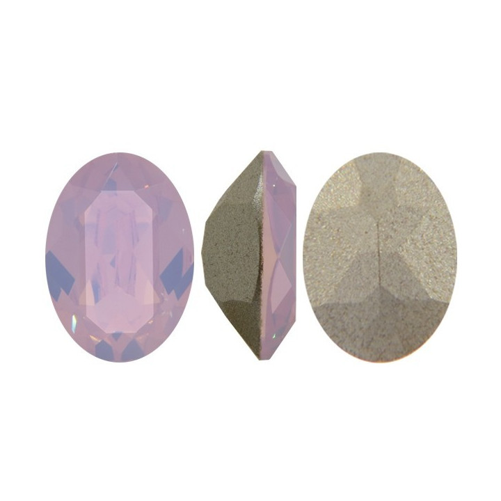 0196-SWAROVSKI ELEMENTS 4120 Rose Water Opal 8x6mm-1buc