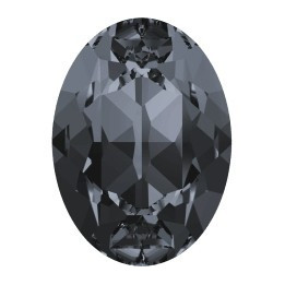 0204-SWAROVSKI ELEMENTS 4120 Crystal Silver Night 8x6mm-1buc