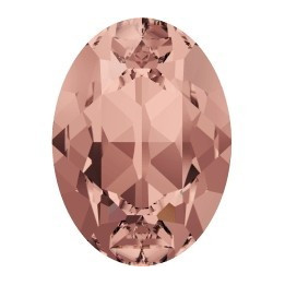 0243-SWAROVSKI ELEMENTS 4120 Blush Rose Foiled 8x6mm-1buc