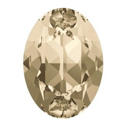 0245-SWAROVSKI ELEMENTS 4120 Light Silk Foiled 8x6mm-1buc