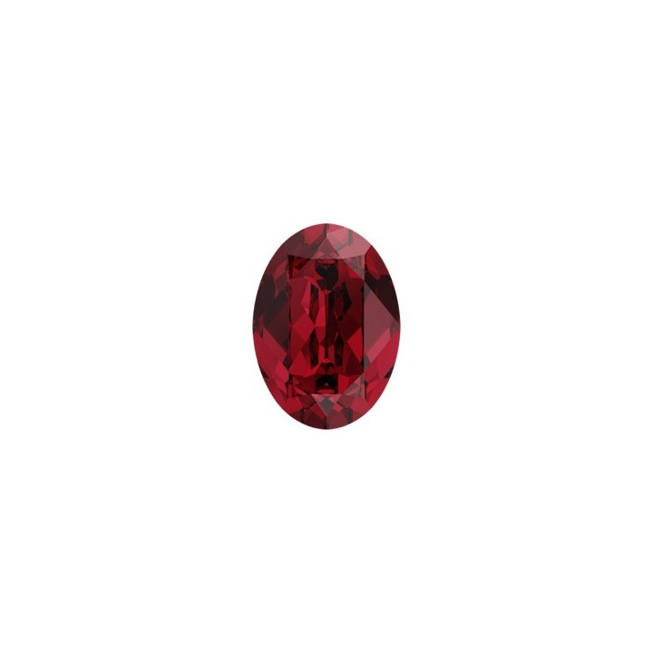 0252-SWAROVSKI ELEMENTS 4120 Scarlet Foiled 8x6mm-1buc
