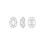 0253-SWAROVSKI ELEMENTS 4120 Aquamaine Foiled 8x6mm-1buc