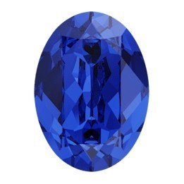 0255-SWAROVSKI ELEMENTS 4120 Majestic Blue Foiled 8x6mm-1buc