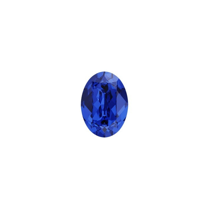 0255-SWAROVSKI ELEMENTS 4120 Majestic Blue Foiled 8x6mm-1buc