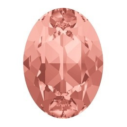 0275-SWAROVSKI ELEMENTS 4120 Rose Peach Foiled 8x6mm-1buc