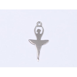 E0320 N Charm din argint 925 balerina 24x11mm 0.6mm
