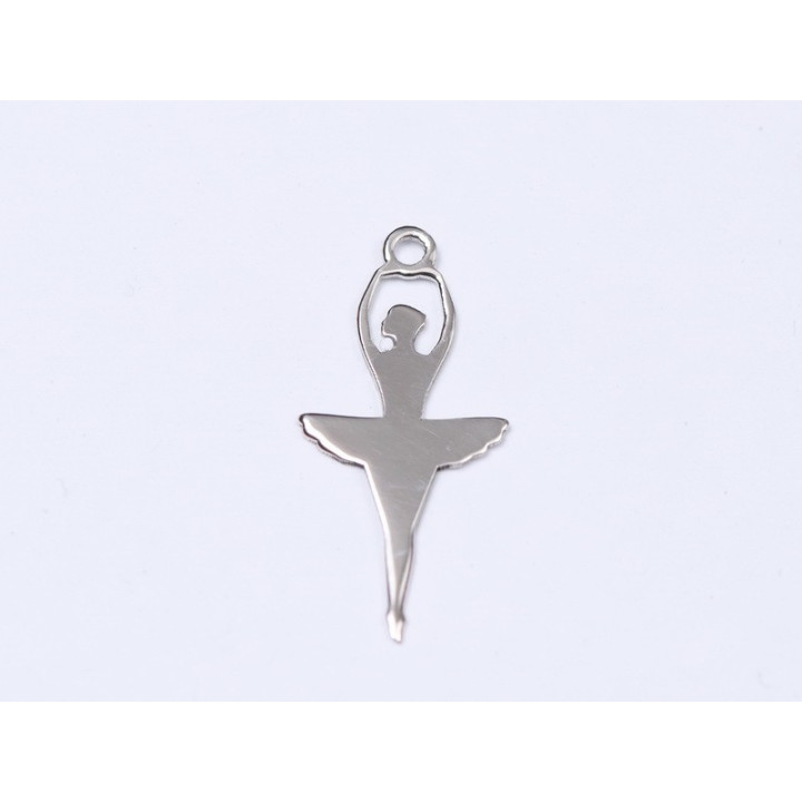 E0320 N Charm din argint 925 balerina 24x11mm 0.6mm